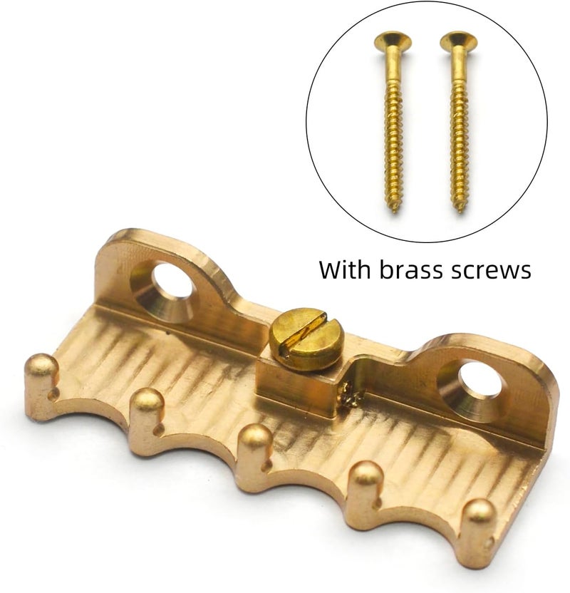 MAXCHEER CNC Precision Engineered Ultra Heavy Duty Full Brass 49.5x19mm Electric Guitar Tremolo Claw for ST/FR Tremolo Bridge System - Image 3